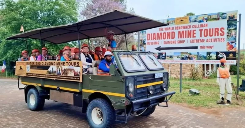 Tour della miniera di diamanti Royal Africa